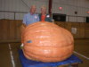 Wes Dwelly with his pumpkin from 1385.5 Jutras